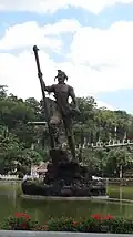 Denkmal des aus Makale stammenden Freiheitskämpfers Lakipadada