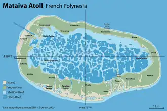 Karte von Mataiva