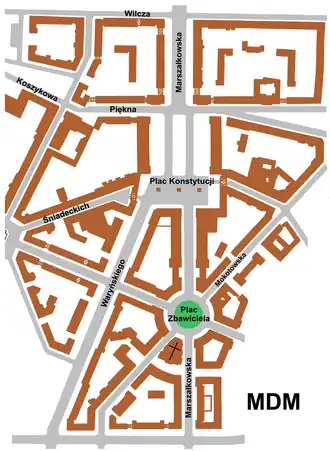 Standort (grüner Punkt)