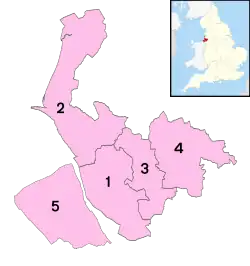 Metropolitan Boroughs in Merseyside