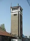 Turm der ehemaligen Feuerwehrschule in Metgethen 2014