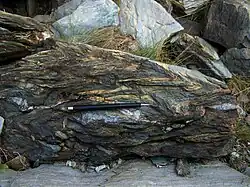 Bündner Schiefer vom Lukmanierpass