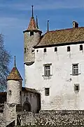 Außentor mit Pfefferbüchsen von Osten