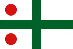 Flagge eines Konteradmirals