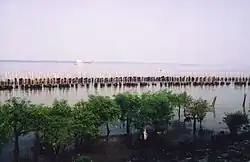 Mündung des Chao Phraya in Samut Prakan