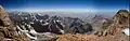 Blick vom Gipfel des Tschimtarga nach Westen