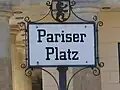 Beispiel eines Alt-Berliner Straßenschildes