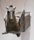 Bronzene Pegasosfigur, Teil der Ausschmückung eines Schiffs aus dem 1. oder 2. Jahrhundert, Archäologisches Museum von Alanya, Türkei
