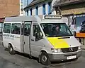 Mercedes-Benz Sprinter in der Farbvariante der Verbund Linie Steiermark (mittlerweile ausgeschieden)