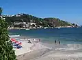 Der Strand von Pedra da Tartaruga in Barra de Guaratiba