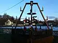 Weihnachtspyramide im Ortskern
