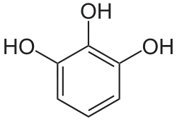 Struktur von Pyrogallol