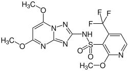 Strukturformel von Pyroxsulam