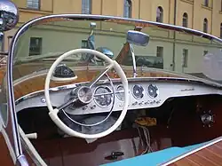 Cockpit einer Riva Super Florida, 1953–1968