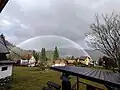 Regenbogen bei Pârâul Rece