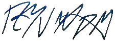 Unterschrift von Rob Van Dam