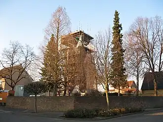 Sanierung des Römerturms im Herbst 2007