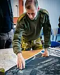 Oberst Ronny Modigs, erster Kdr. des reaktivierten Dal-Regiments