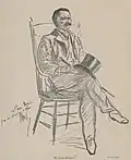 Jules Roques, Zeichnung Chéret
