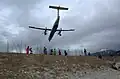 Innufer am Ende der Startbahn 08