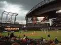 Der T-Mobile Park mit geöffnetem Dach (Mai 2002)