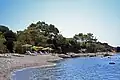 Tsopela Beach unterhalb von Pagondas