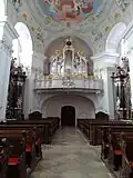 Hochbarocker baufester Orgelchor in Gesamtkonzeption (Stiftskirche Engelszell&nbsp;AT)