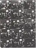 Aufnahmeserie bei der Konferenz 1930 in Den Haag