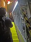 Unterirdische Standseilbahn zum Teil&nbsp;B