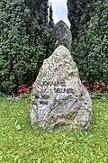 Johannes Seluners Grab auf dem Friedhof Neu St. Johann