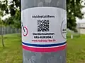 Standortaufkleber Banderole