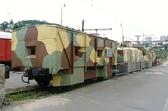 Nachbau des Panzerzug Štefánik