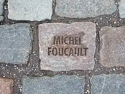 Stein zur Erinnerung an Michel Foucault