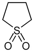 Struktur von Sulfolan