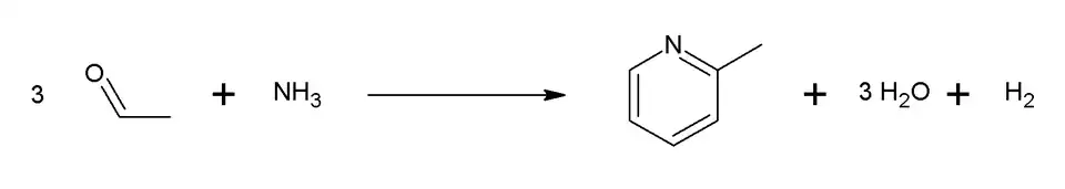 Synthese von 2-Picolin