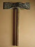 Ein sogenannte Fläche, die sowohl als Glattfläche als auch als Zahnfläche eingesetzt werden kann.