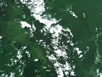Satellitenaufnahme der Star Mountains