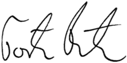 Unterschrift von Torsten Burmester