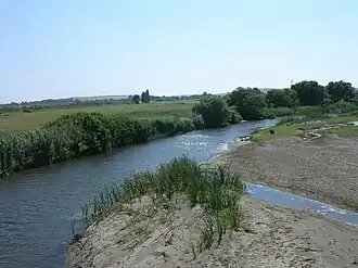 Der Skamandros nordwestlich von Troja