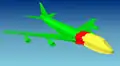 Die Zonen entsprechen bestimmten Bereichen des Flugzeuges[3]