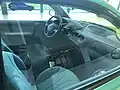 Interieur des VW Chico, mit der Tastatur im Armaturenbrett