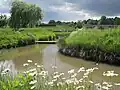 In den Zitadellenpark eingebettete Inseln des Castrum Vechtense (2015).