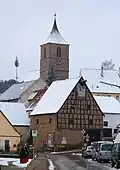 Veitsaurach mit St. Vitus-Kirche