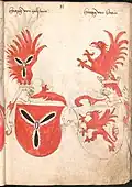 dreilappig, um 1490 (links; Holstein)&nbsp;∗∗