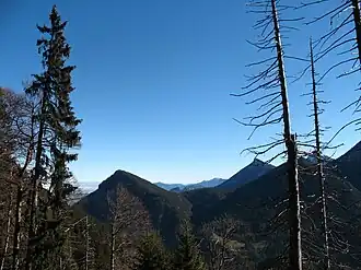 Blick vom Ächselesattel auf den Westerkienberg