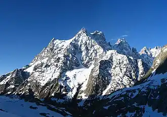 Nordwand des Mont Pelvoux