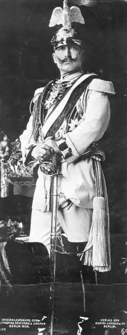 Wilhelm II., Koller (Kragen, Aufschläge) mit Litzen, Borten, Tressen, 1905