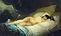 Nackte Frau