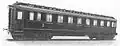 6-achsiger Durchgangszug-Wagen der K.P.E.V. Typ Ia 6(S3)