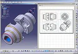Screenshot von CATIA&nbsp;V5